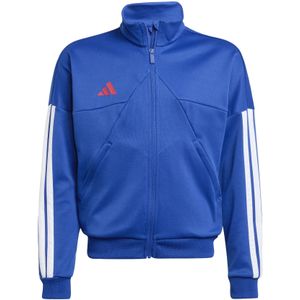 adidas - J HOT TTOP - Outdoorjack - Semi Lucid Blue/White/Pure Ruby - Sportief