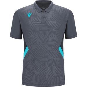 Macron - Rap - Poloshirt - Blauw - Polyester