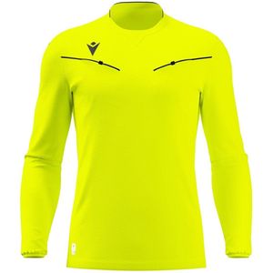 Macron - Ponnet Eco - Scheidsrechtersshirt - Fluogeel - Lange Mouw