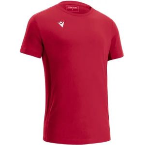 Macron - T-shirt - Nevel - 100% Katoen - Geribde Ronde Hals