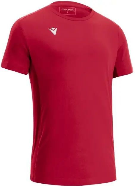 Macron - T-shirt - Nevel - 100% Katoen - Geribde Ronde Hals