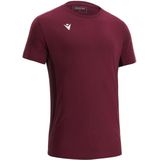 Macron - T-shirt - Nevel - 100% Katoen - Geribde Ronde Hals