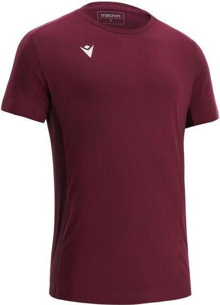 Macron - T-shirt - Nevel - 100% Katoen - Geribde Ronde Hals