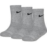 Nike - DF Performance Basic Crew - Sportsokken - Grijs - Set van drie paar