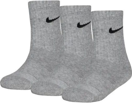 Nike - DF Performance Basic Crew - Sportsokken - Grijs - Set van drie paar