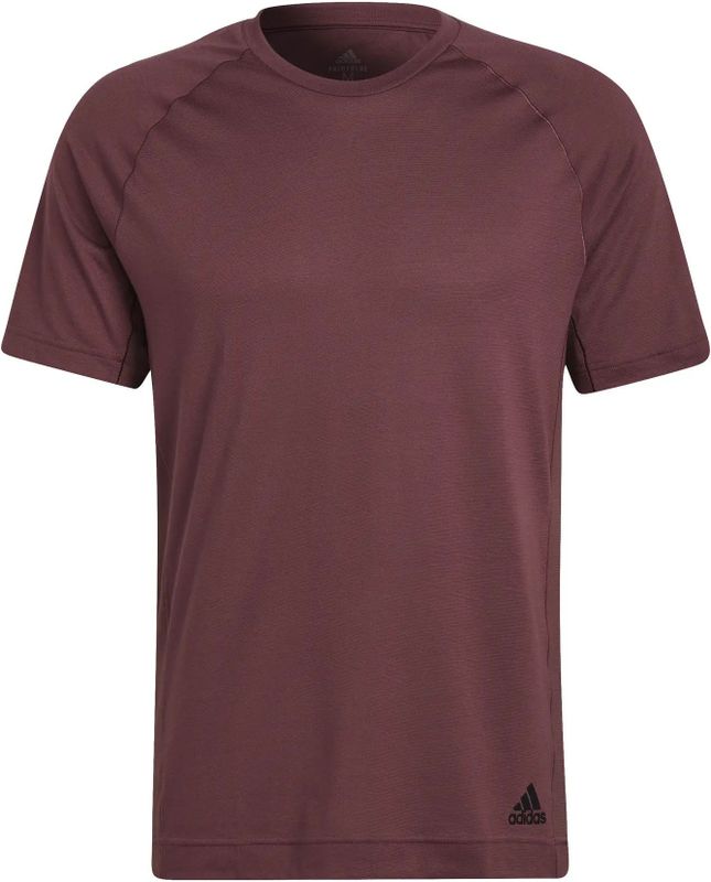 adidas - M Yoga Tee - T-shirt - Bordeaux - AEROREADY