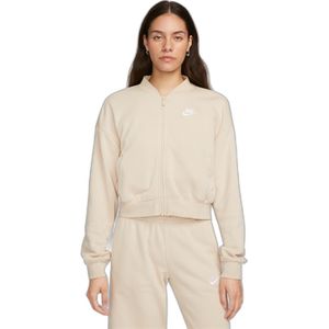 Damessweatshirt met rits Nike Club Fleece Oversize Crop