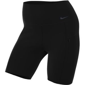 Nike - Dames Short met Mid-Rise - Dri-Fit Go - Zwart