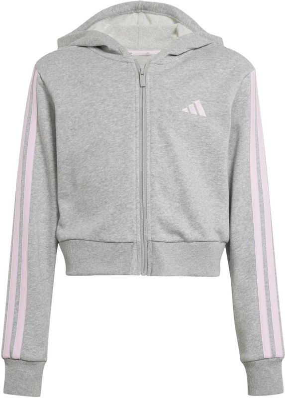 adidas - Essentials - Zip-up Hoodie - Meisjes - Gemaakt van Gerecycled Materiaal