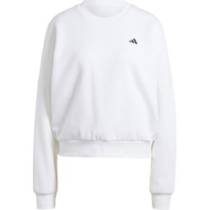 Adidas Essentials Small Logo Feel Cozy Sweatshirt Wit Vrouw