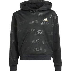 adidas - Brand Love Gold Debossed - Hoodie - Zwart