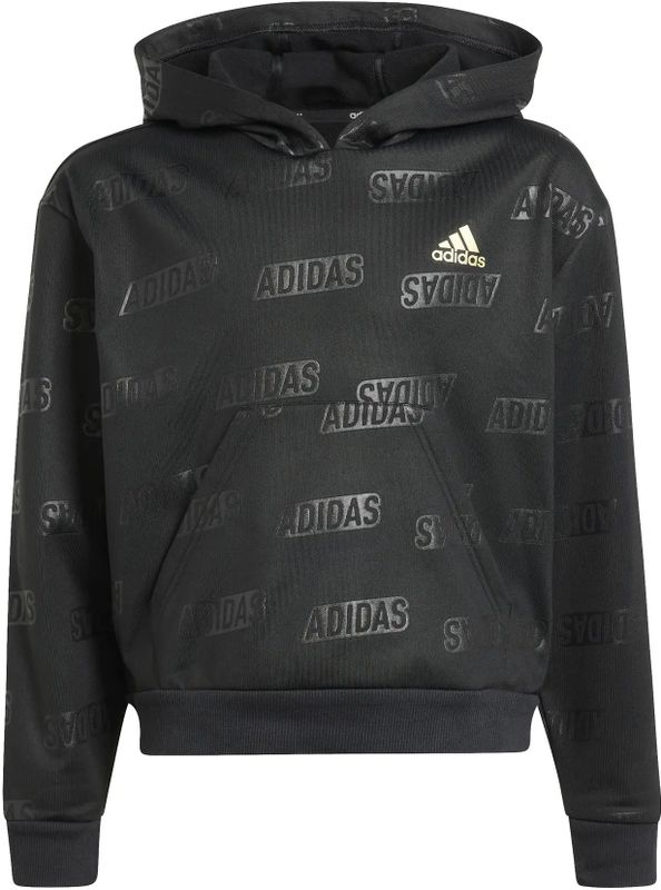 adidas - Brand Love Gold Debossed - Hoodie - Zwart