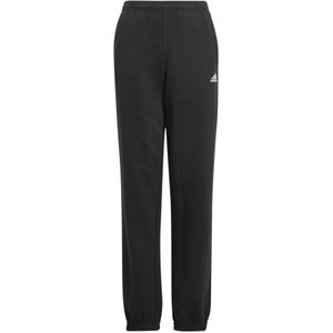 Adidas Essentials Small Logo Feel Cozy Fleece Joggers Zwart Jongen