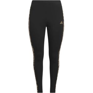 adidas - 3-Stripes - Legging - Luipaardprint - Katoen - Hoge Taille