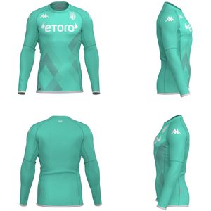 Keeperstrui met lange mouwen AS Monaco Kombat Pro 2022/23