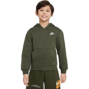 Kindertrui met rits en capuchon Nike Club Fleece LBR