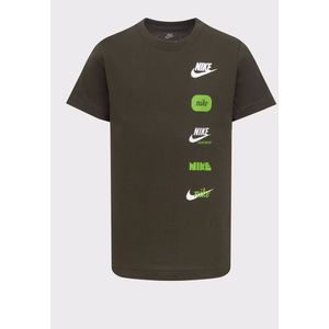 T-shirt met kinderbadge Nike Club