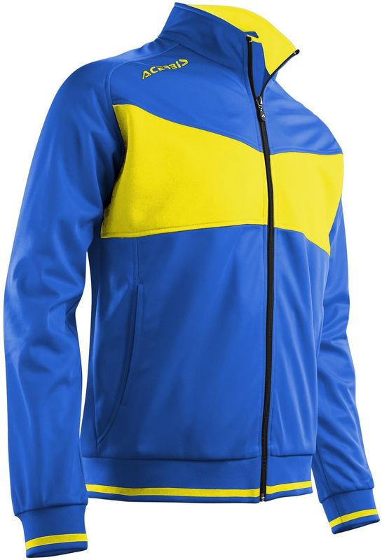 Elle - Jack - Wit/Blauw - Lange Mouwen - Hoge Kraag