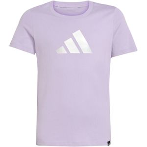 adidas - Sportswear - T-shirt - Powder Plum - Slim Fit - 100% Katoen