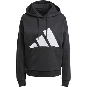 Adidas - Essentials Big Logo - Fleece Hoodie - Grijs - Gemaakt van 70% gerecycled materiaal