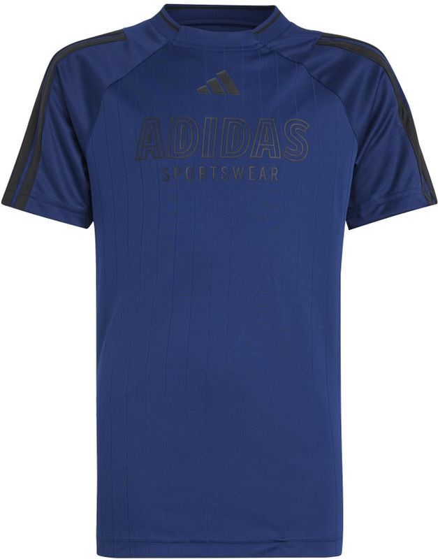 Sportshirt - Dark Blue/Black - 100% Polyester - Regular Pasvorm