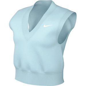 Damesjas zonder mouwen met v-hals Nike Phoenix Fleece