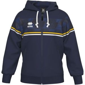 Errea - Dragos - Hoodie - Zwart - Volledige Ritssluiting - Verstelbare Capuchon