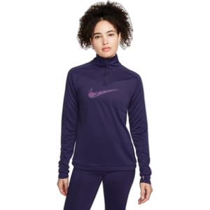 Dames sweatshirt met 1/2 rits Nike Dri-FIT Swoosh HBR Pacer