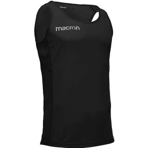 Macron - Mitch - Tanktop - Slim Fit - Faux-suède - Micromesh Achterkant