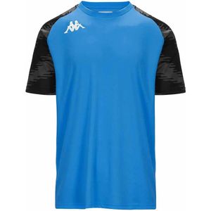 Kappa - DAVERNO - T-shirt - Blauw - Voetbalshirt - Korte Mouwen