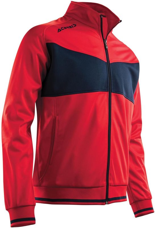 Acerbis - Diadema - Jas - Wit/Blauw - Lange Mouwen - Hoge Kraag