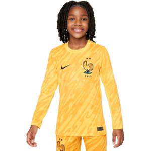 Keeperstrui met lage mouwen voor kinderen France Dri-FIT Euro 2024