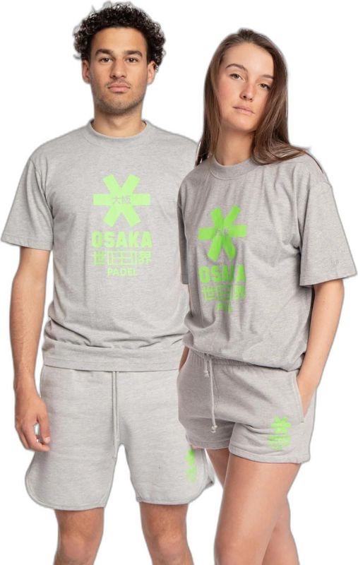 T-Shirt Osaka Unisex Tee Basic Classic - Heather Grey