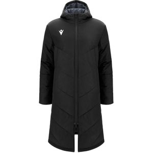 Macron Northland Long Coach Jacket Heren - Zwart | Maat: 3XL