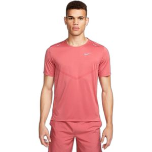 Nike - Rise 365 - Functioneel Shirt - Rood/Wit