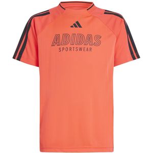 adidas - Sportswear - T-shirt - Lucid Red / Black - 100% Polyester