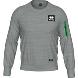 Errea - Black Box Comfort 05 - Fleece Sweatshirt - Zwart - Ronde Hals