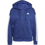 adidas - Essentials 3-Stripes - Damescapuchon met Volledige Rits - Zwart