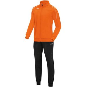 Trainingspak - Zwart - Polyester - Met Ritssluiting en Geribbelde Manchetten