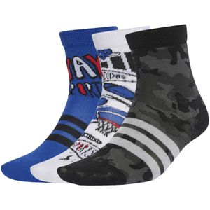 adidas - Kindersokken - Gemengd Katoen - Mid-calf - Set van 3