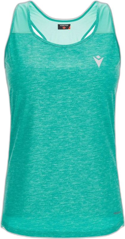 Macron - Gaenor - Damestanktop - Neonkoraal - Lichtgewicht Mesh Inzetstukken