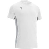 Macron - T-shirt - Nevel - 100% Katoen - Geribde Ronde Hals