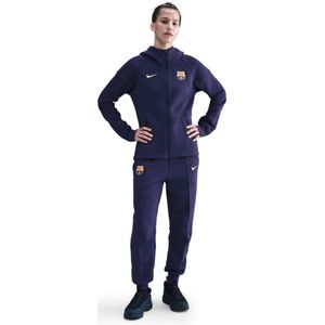 Nike - FC Barcelona Tech - Damescapuchon met Volledige Rits - Imperial Purple/Midwest Gold