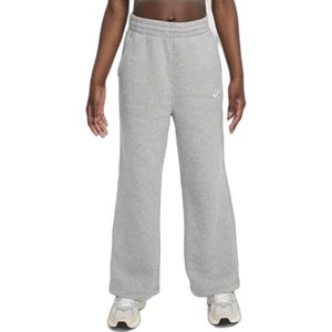 Nike - Sportswear Club Fleece - Broek - Grijs - Wijde Pijpen