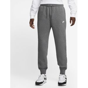 Nike - Sportswear Club Fleece - Joggingbroek - Donkergrijs - Wit
