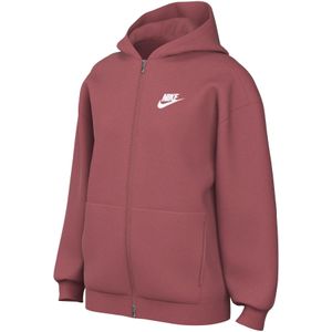 Oversized zip-up hoodie voor kinderen Nike Club Fleece