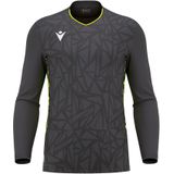 Macron - Corvus Eco - Keepershirt - Antraciet / Fluogeel - Lange Mouw - Kinderen