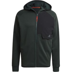 adidas - X-City - Hoodie - Zwart - Polyester/Katoen - Gerecycled