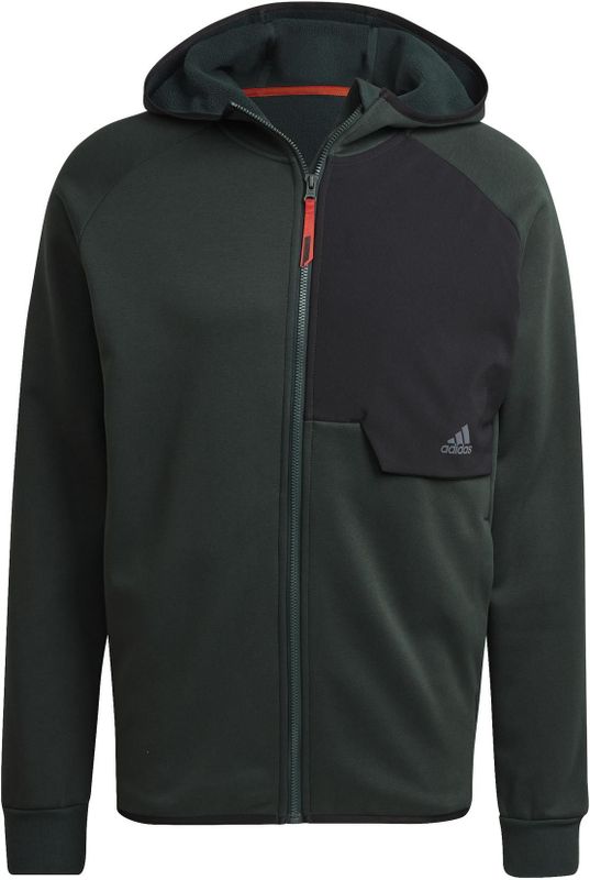 adidas - X-City - Hoodie - Zwart - Polyester/Katoen - Gerecycled