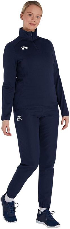 Trainingsshirt 1/4 rits voor dames Canterbury Club